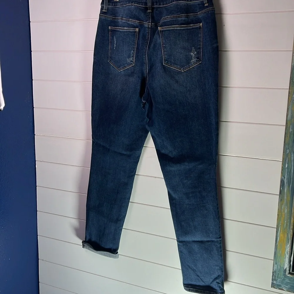 The platinum ankle Chicos jeans size 1 (8)  like new inseam 28”. A57 - Picture 3 of 3